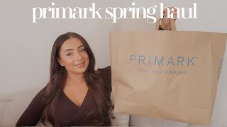 PRIMARK NEW IN HAUL! try on spring 2023 ✨ cute basics, beauty, gym & more