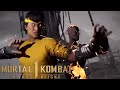 MK1 Khaos Reigns Liu Kang Bruce Lee Skin Gameplay & Liu Kang Vs Cyber Smoke