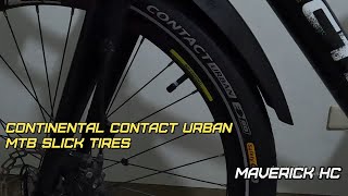 1st impression ko sa nabili kong CONTINENTAL CONTACT URBAN 27.5 x 2.20 slick tires sa Shopee