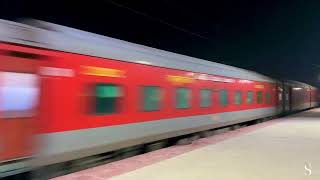 22540 Anand Vihar Terminal-Mau Superfast Express Skips at MPS 130 kmph | Thrilling Train Action