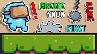 How to Make a 2D Platformer Game Without Code | GDevelop Tutorial for Beginners