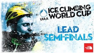 LIVE! Men's Lead Semi-Finals l Ice Climbing World Cup 2017 l Rabenstein