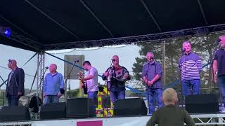 Fisherman’s Friends singing Cousin Jack at the Port Isaac Shanty Festival 2021