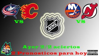 PRONOSTICOS PARA HOY VIERNES 20/10/2023 #NHL #Parley #TeamFox