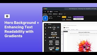 Hero Background + Enhancing Text Readability with Gradients