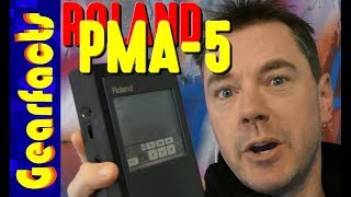 Roland PMA-5. A new demo of this pre-iPad era classic!