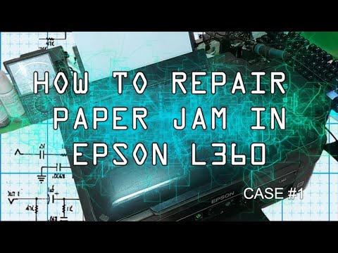 Case 1 Epson L360 Paper Jam How To Repair Youtube