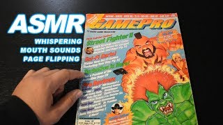 ASMR - GamePro Magazines, whispering, mouth sounds, page flipping, rambling