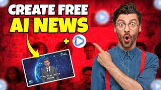 How To Create A News Channel With AI - FREE AI News Video Generator