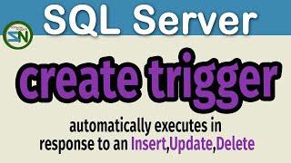 SQL Server: After TRIGGER. How to create TRIGGER for AFTER (insert, update and delete).