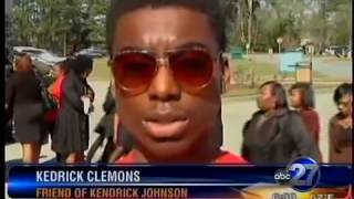 Funeral for Kendrick Johnson is held in Valdosta, Georgia