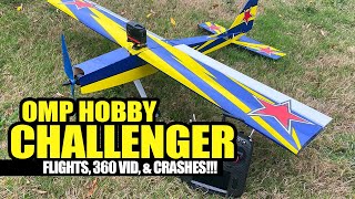 Omp Hobby Challenger 49 - REVIEW, FLIGHTS, \u0026 CRASHES