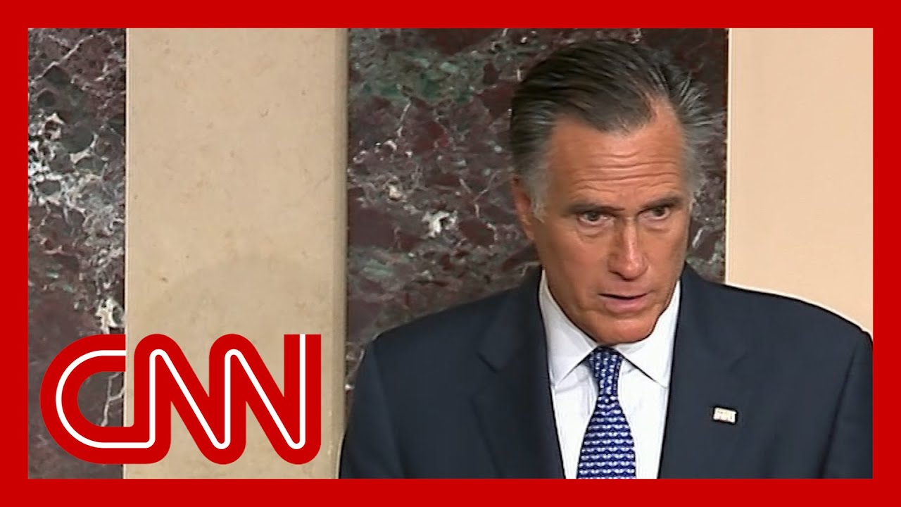 Mitt Romney Says He'll Vote To Convict Trump - YouTube