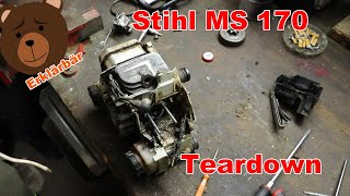 Stihl MS 170 | Teardown | Erklärbär | HBNB-Motorsägen