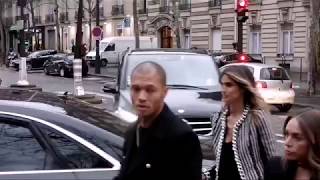 Jeremy Meeks and Chloe Green - Balmain fashion show - January 20th