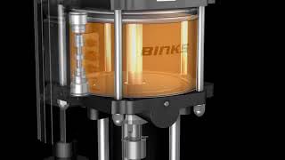 Binks pneumatic airless system Pump