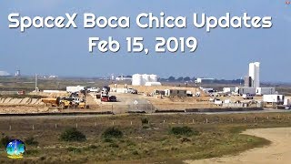 SpaceX Boca Chica Starhopper and Launch Pad - February 15 2019