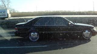 1993 Mercedes Benz W140 on Route 3