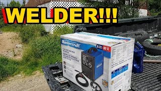 MasterCraft 80A MIG Flux Core WELDER UNBOXING!!!