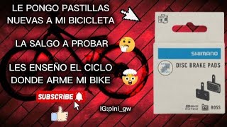 Le pongo pastillas de freno nuevas a mi bike(les enseño el ciclo donde arme mi bike📍😱