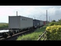 freightliner 66505 4l79 wilton to felixstowe at the sidings 23 05 2014