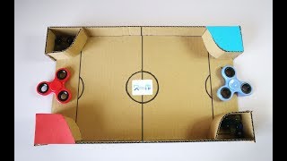 How To Make Football Game From Cardboard Using Spinner