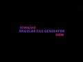 Angular File Generator for VSCode