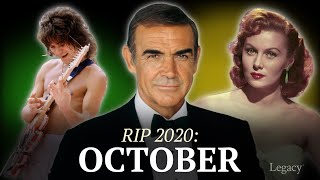 R.I.P. October 2020: Celebrities & Newsmakers Who Died | Legacy.com