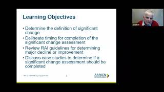Minimum Data Set (MDS) Significant Change Webinar