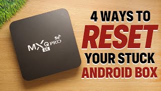 4 Ways to Reset your Android Box (e.g. MXQ Pro 4K) to Factory Settings - Tagalog w/ English Sub