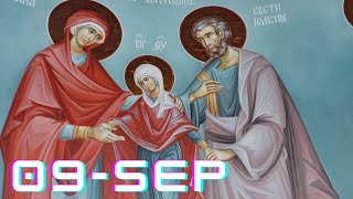 ✝ Sfinţii şi Drepţii Părinţi Ioachim şi Ana ✝ Arătarea îngerului ✝