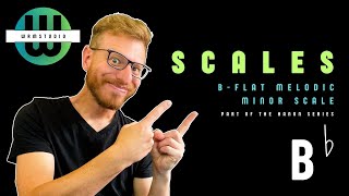 SCALES - B FLAT MELODIC MINOR SCALE