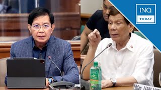 Lacson thinks ex-President Duterte ‘invaded’ Senate in drug war probe | INQToday