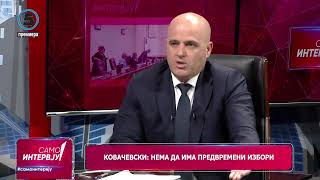 Интервју на премиерот Ковачевски за Канал 5