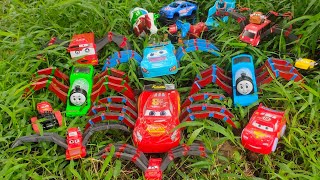 Rc Lightning McQueen laba-laba panjang Tayo Dancing laba-laba Rescue Rc Shin Sonic Eater