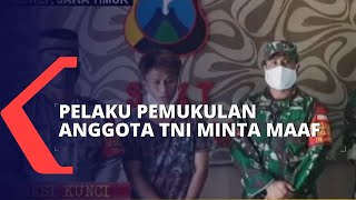 Viral, Pelaku Pemukulan Anggota TNI di Sumenep Minta Maaf