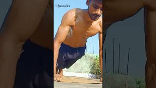 30 days Push ups challenge| skinny to muscle body transformation| push up challenge | fitnessbro