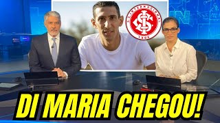 GIGANTE DO FUTEBOL: Di Maria no Brasil AGITA torcidas e mídia | Últimas Notícias do Inter Hoje