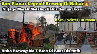 Box Planar Legend Di Bakar🔥Ruko Brewog No 7 Di Bersihkan Dan Ada Ruang Diskotik Di Lantai Atas