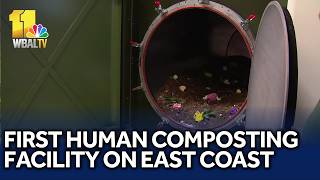 East Coast's first human composting facility opens in Maryland
