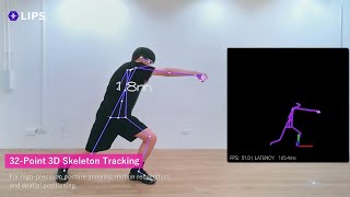Real-Time 3D Skeleton Tracking for Human Motion Analysis - LIPSense 3D Body Pose SDK v7.2.1