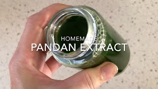 Homemade Pandan Extract Recipe (pandan leaves + water) - How to make at home using a blender