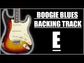 Boogie Blues Backing Track in E