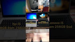 Lenovo vs hp speed test #shorts #computer #laptop