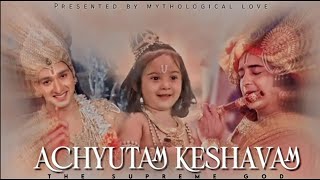 Achyutam Keshavam ft Sumedh, Sourabh & Hazel as Krishna