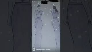 Customize Fashion Designer.  Sketching #fashiondesigner #petitemodeling #customizedesigner