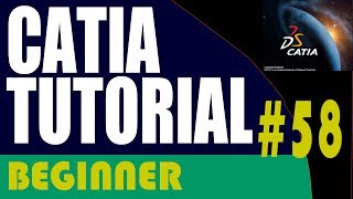 58 CATIA Beginner Tutorial: Circular Pattern