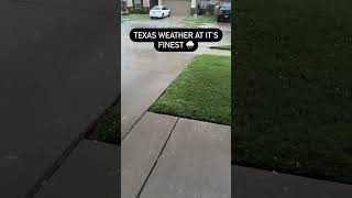 Texas Weather at its finest! Hail season in North Texas #fortworth #dallas #texas #weather #shorts