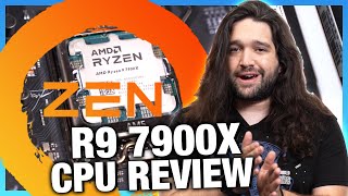 AMD Ryzen 9 7900X CPU Review & Benchmarks vs. R7 1700, 7950X, & More