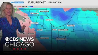 Wintry mix coming for Chicago Friday morning